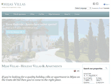 Tablet Screenshot of mijas-villas.com